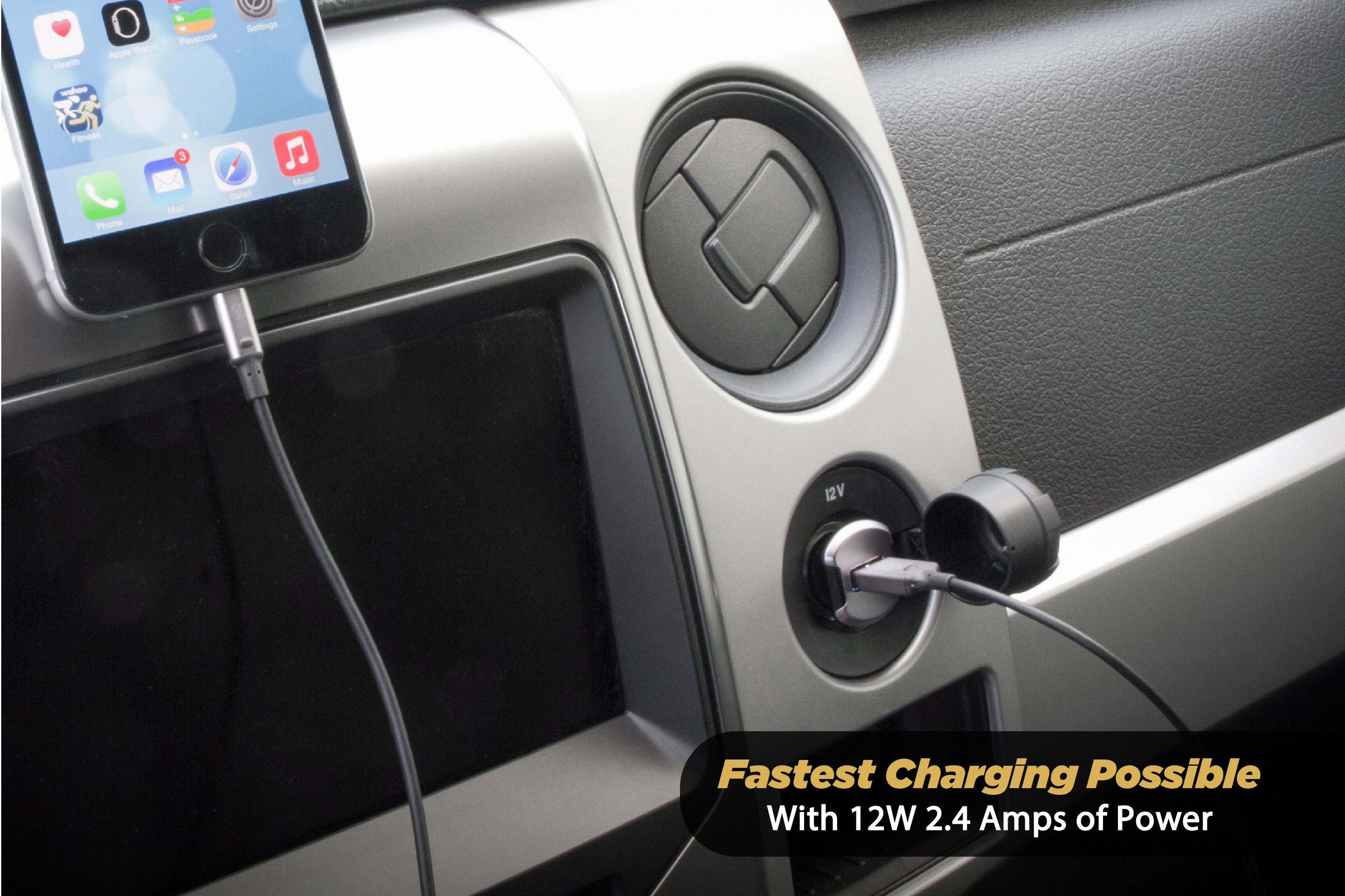 Scosche USB Car Charger 12w Single-port