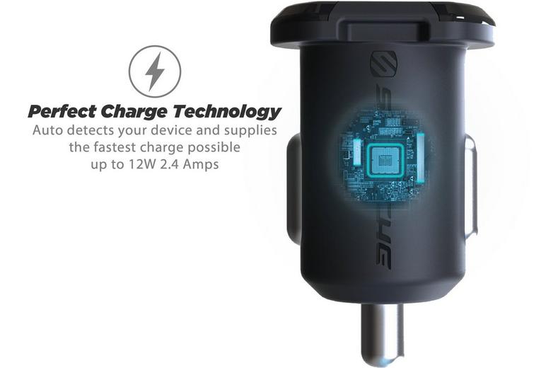 Scosche USB Car Charger 12w Single-port Scosche USB Car Charger 12w Single-port