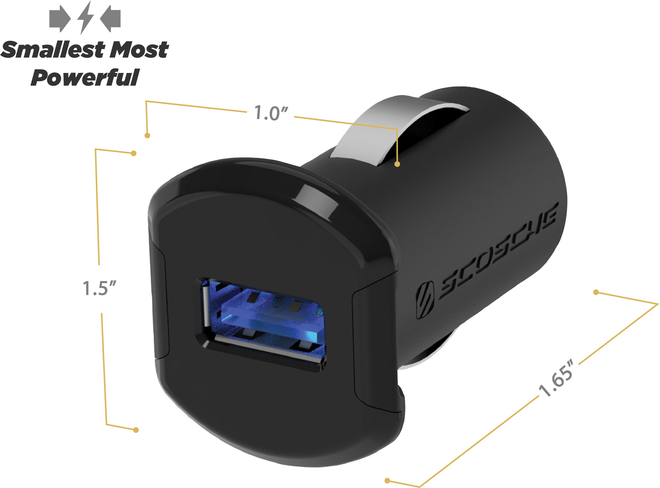 Scosche USB Car Charger 12w Single-port