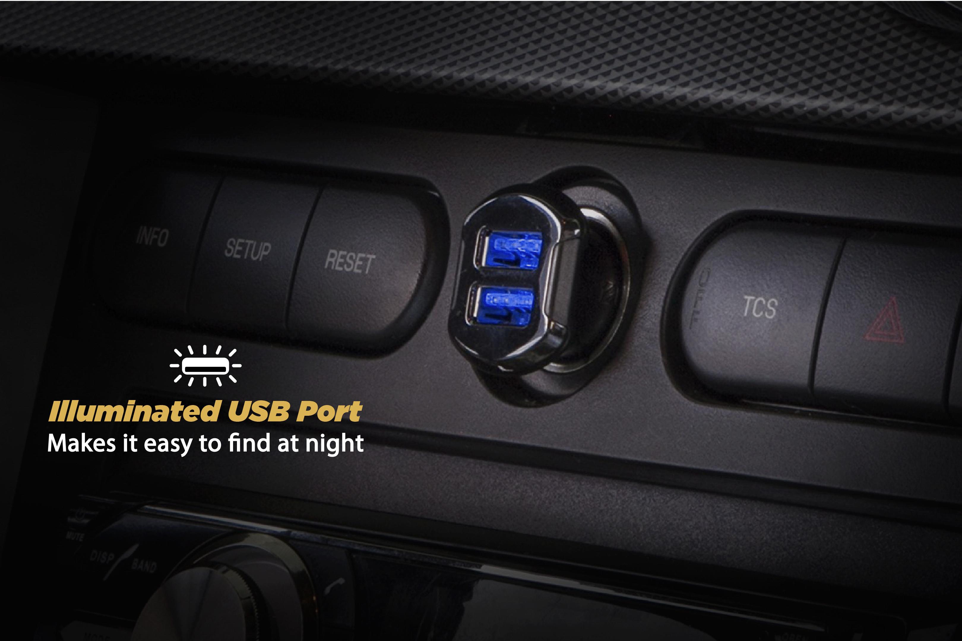 Scosche ReVolt Dual Port 12-Watt USB Car Charger