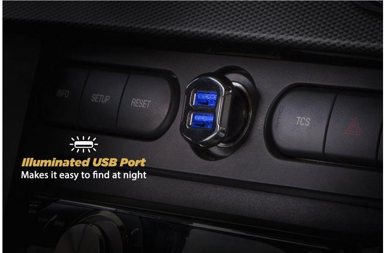 Scosche ReVolt Dual Port 12-Watt USB Car Charger Scosche ReVolt Dual Port 12-Watt USB Car Charger