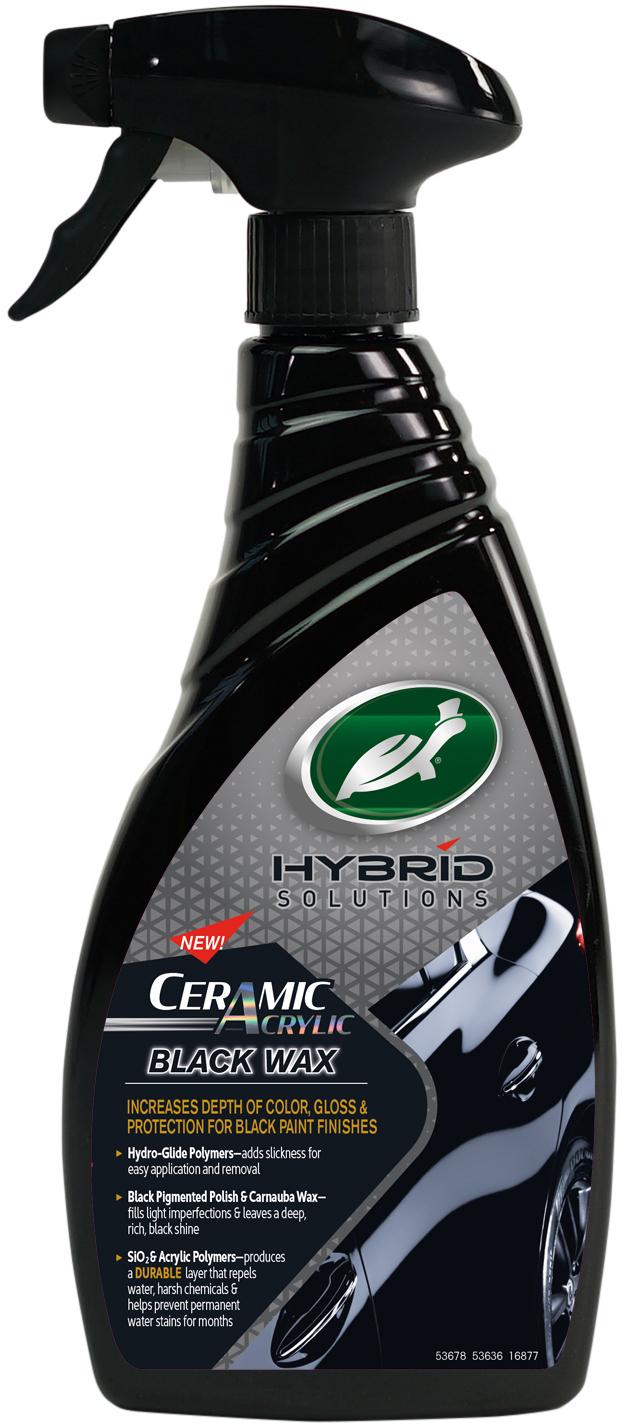 Turtle Wax Hybrid Solutions Ceramic Acrylic Black Spray Wax - 500Ml