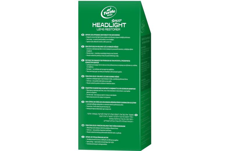 Turtle Wax Speed Headlight Lens Restorer Kit with Ceramic Sealing Wipes Turtle Wax Speed Headlight Lens Restorer Kit with Ceramic Sealing Wipes
