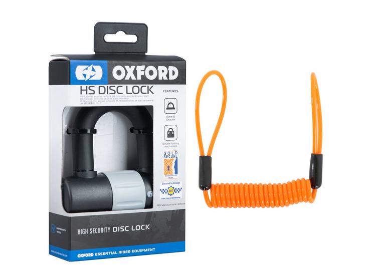 Oxford Max Disc Lock & Reminder Cable Bundle