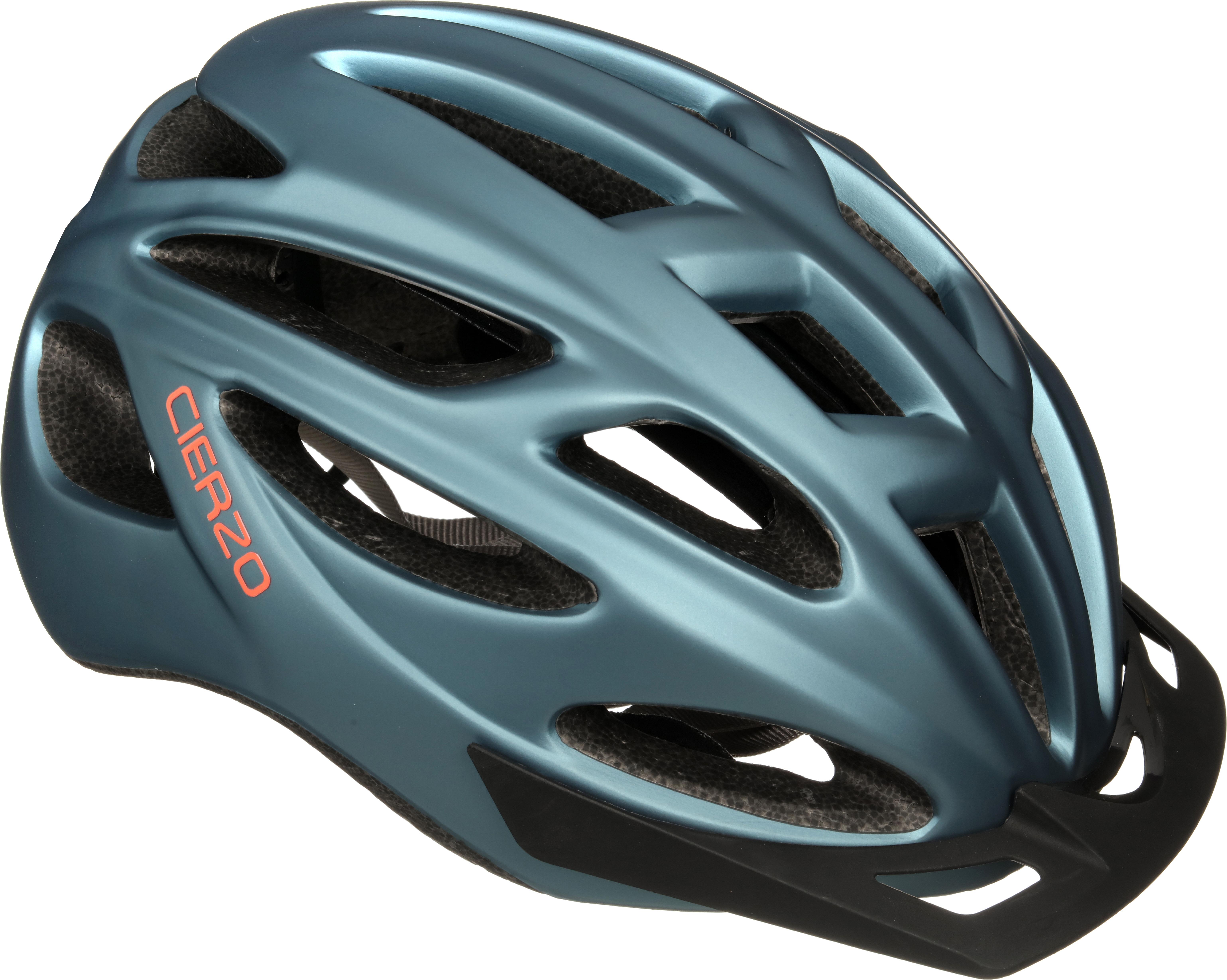 Halfords Junior Cierzo Helmet Metallic Blue 52-58Cm
