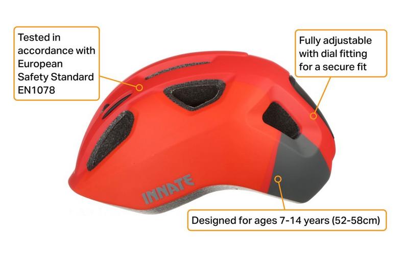Halfords Innate Junior Helmet, 52 - 58 cm Halfords Innate Junior Helmet, 52 - 58 cm