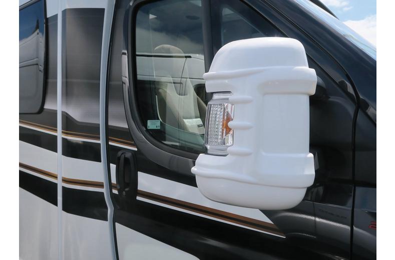 Long Arm Mirror Protectors White Long Arm Mirror Protectors White