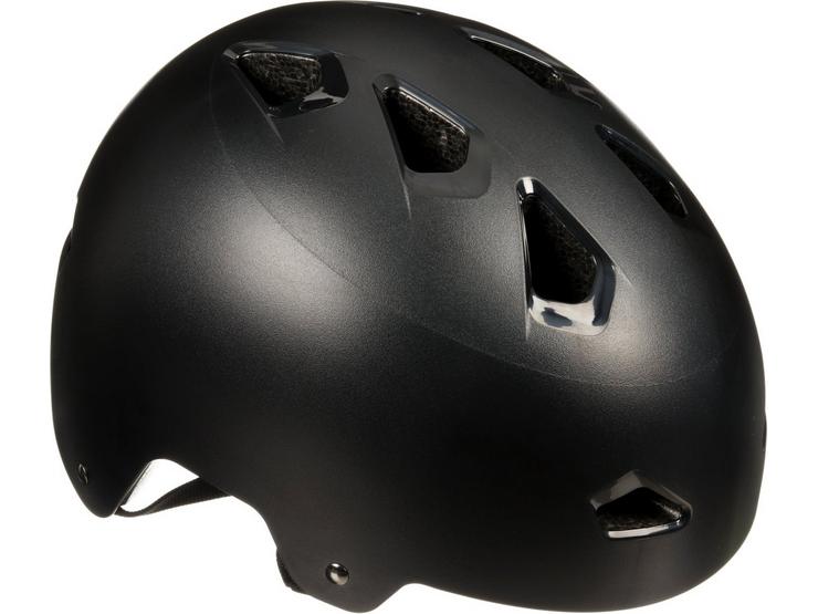 Halfords Junior Skate Helmet Black 52-58cm