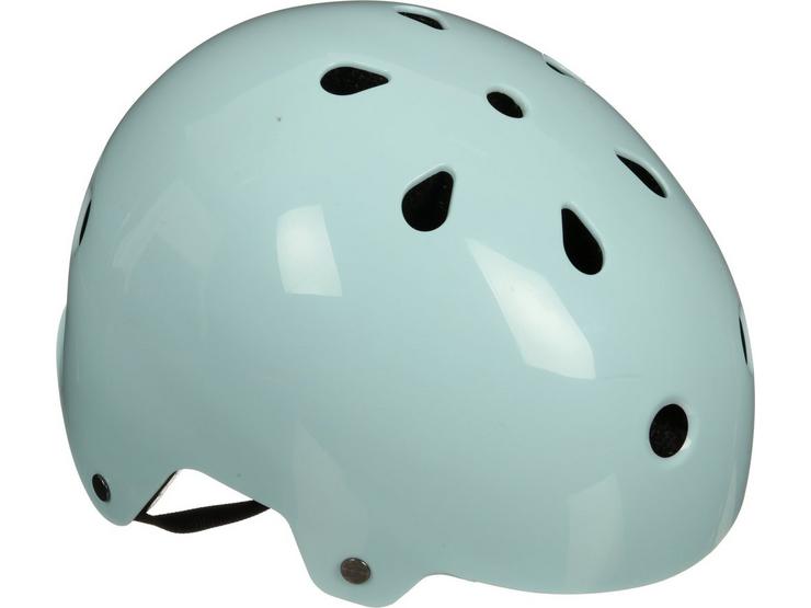 Halfords Skate Helmet Aqua 48-54cm