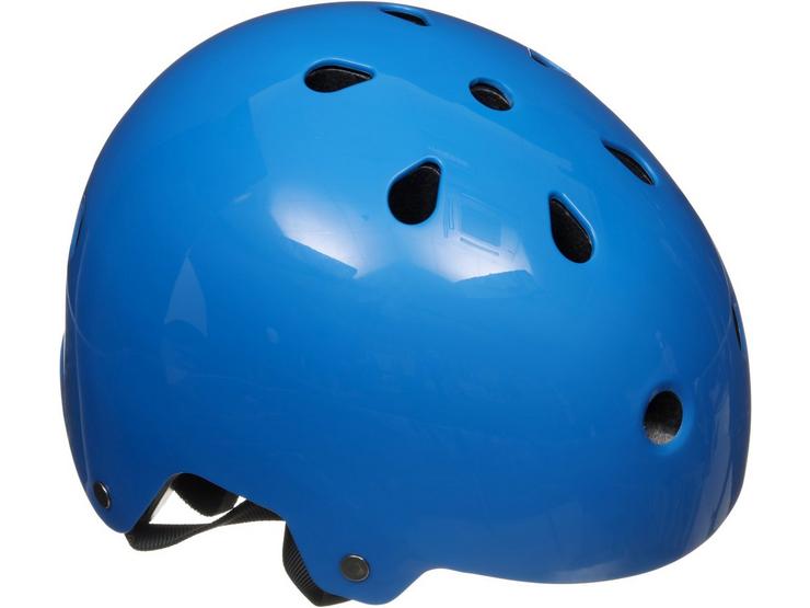Halfords Skate Helmet Blue 48-54cm
