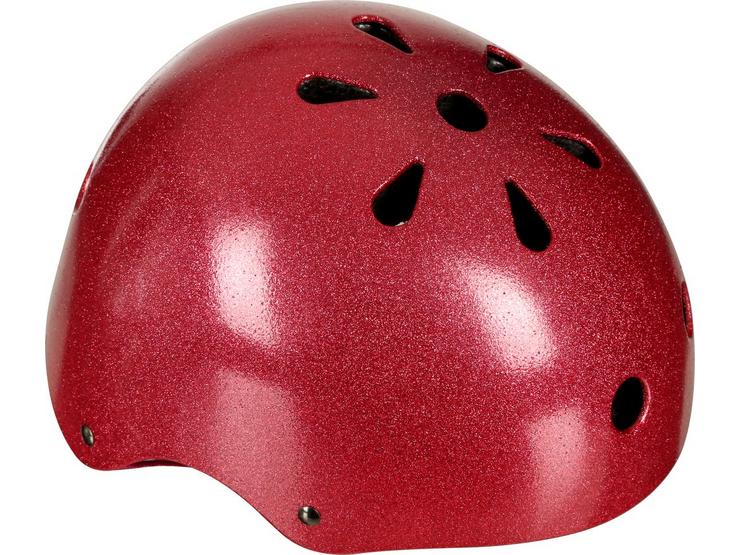Halfords Pink Sparkle Skate Helmet 48-54cm