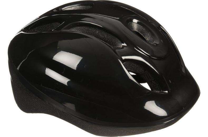 Halfords Plain Black Junior Helmet, 50-56cm Halfords Plain Black Junior Helmet, 50-56cm
