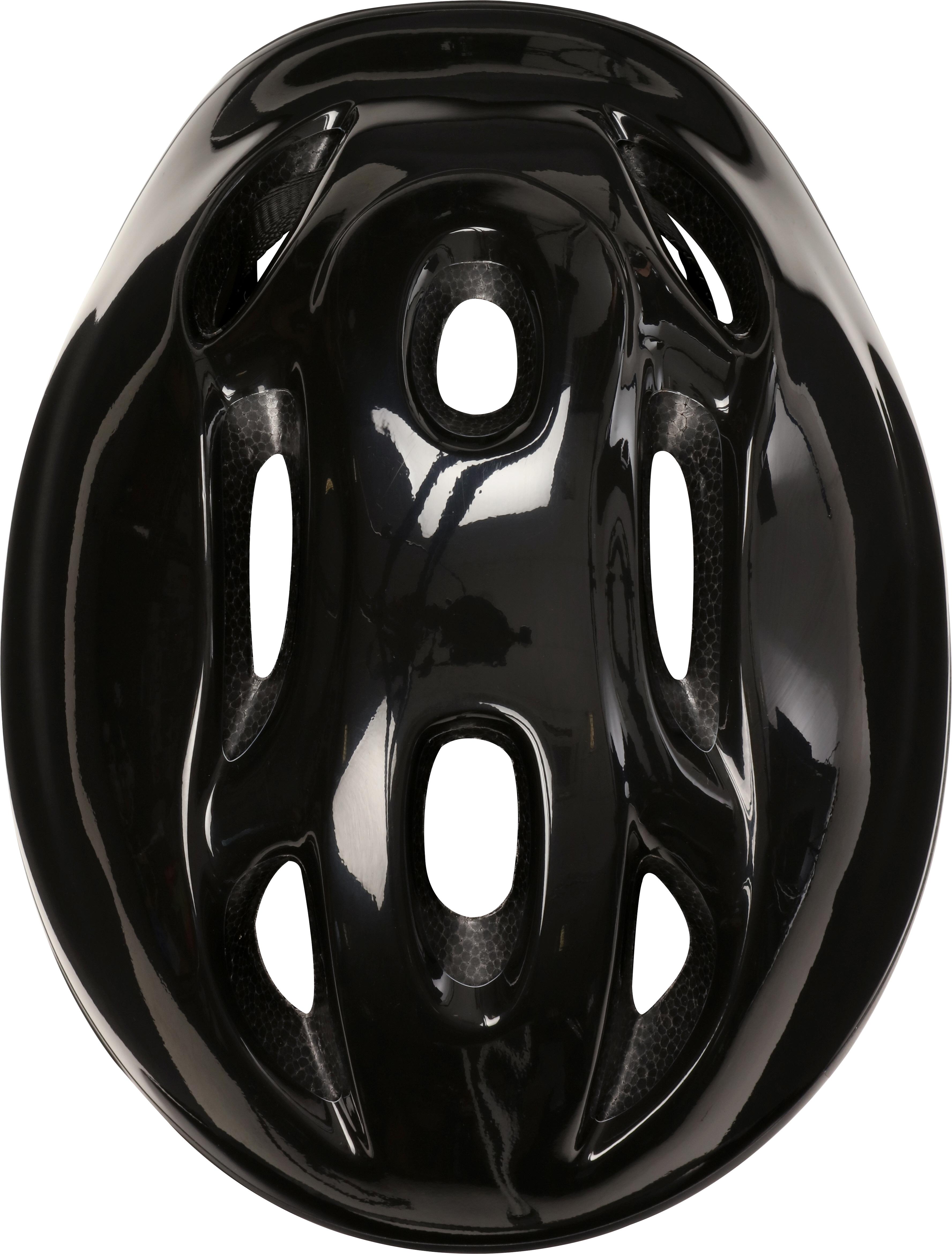 Halfords Plain Black Junior Helmet, 50-56cm