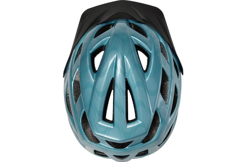 Halfords Junior Turquoise Swirls Helmet 52-56cm Halfords Junior Turquoise Swirls Helmet 52-56cm