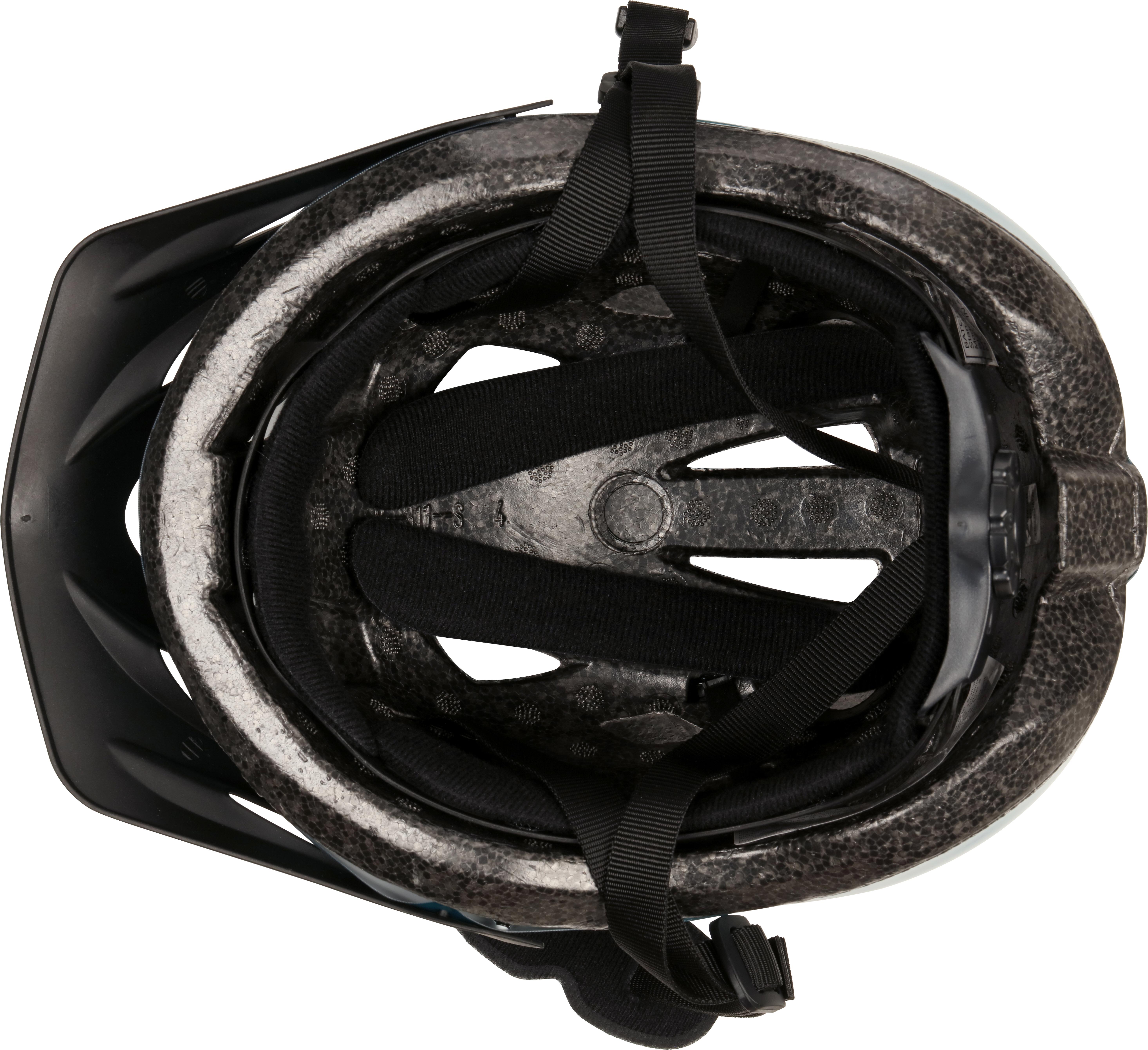 Halfords Junior Turquoise Swirls Helmet 52-56cm