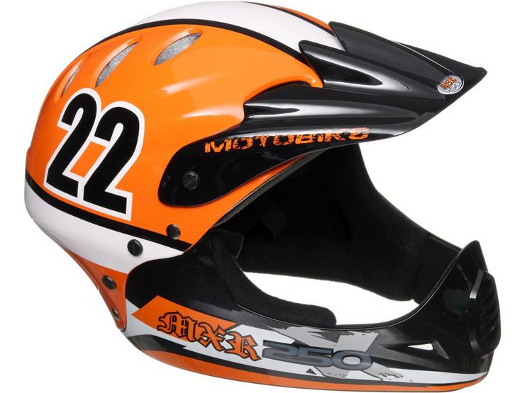 MXR250 Fullface Helmet Orange 48-54cm