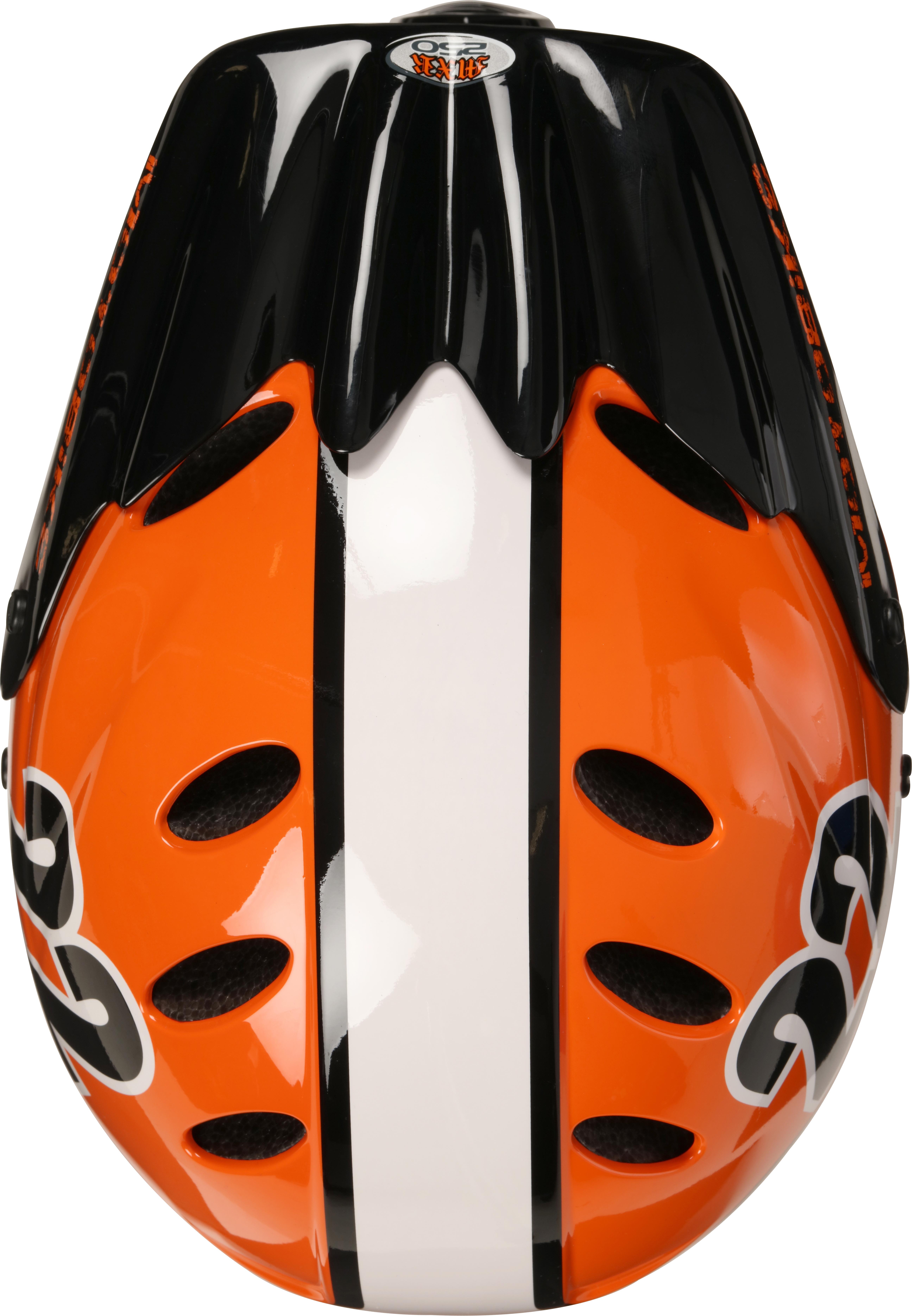 MXR250 Orange Fullface Kids Helmet , 48-54cm