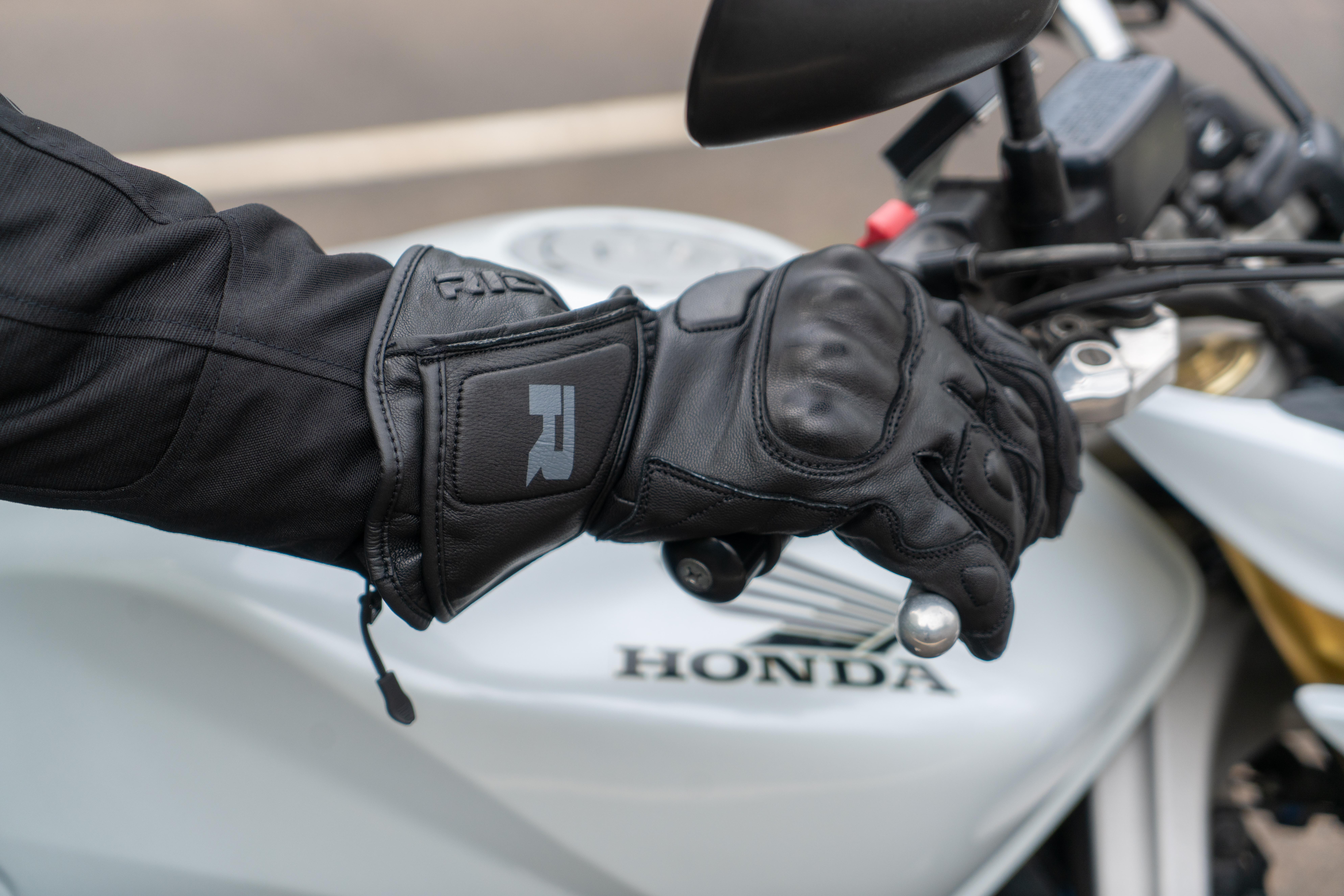 Richa Waterproof Racing Motorcycle Gloves - Black