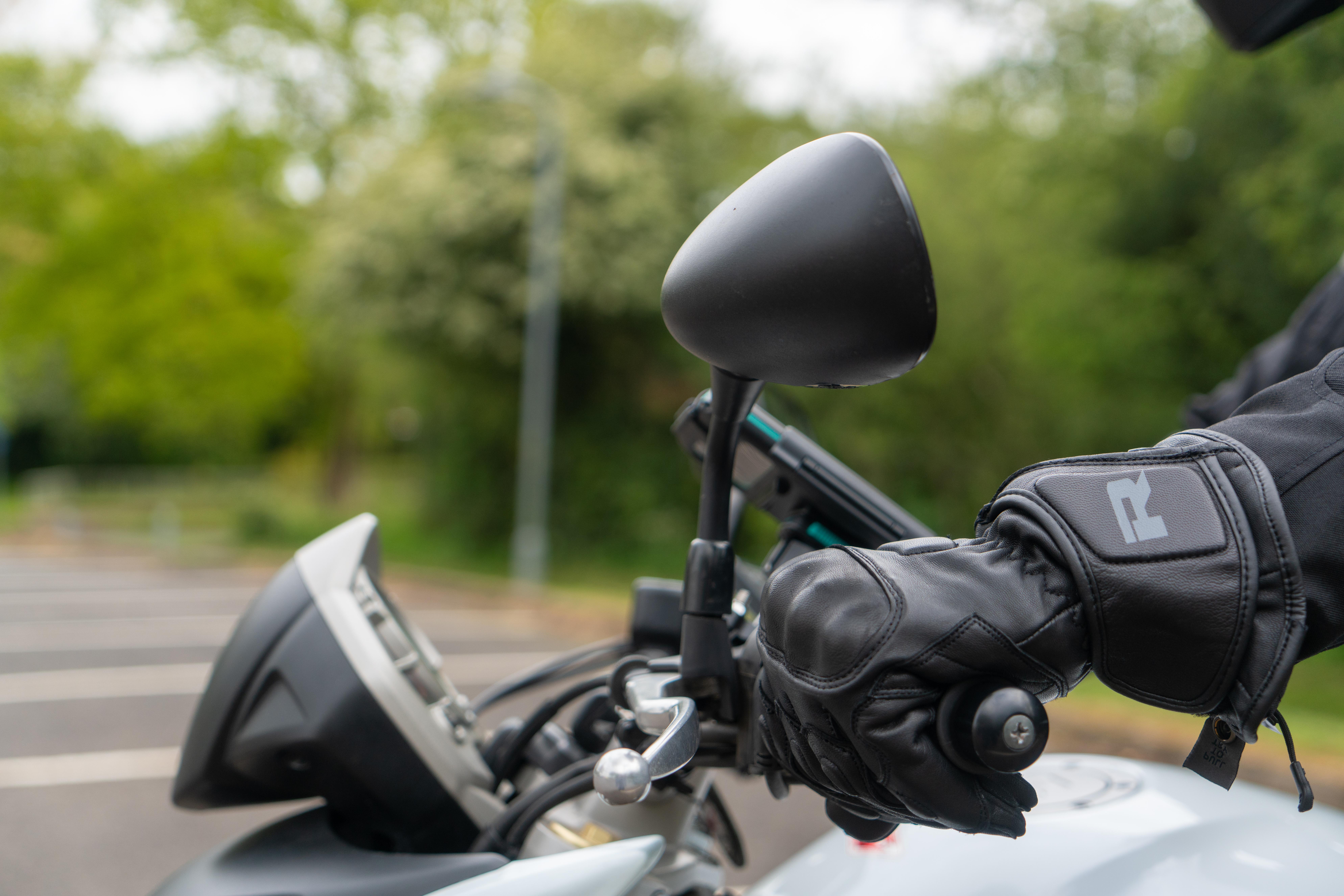 Richa Waterproof Racing Motorcycle Gloves - Black