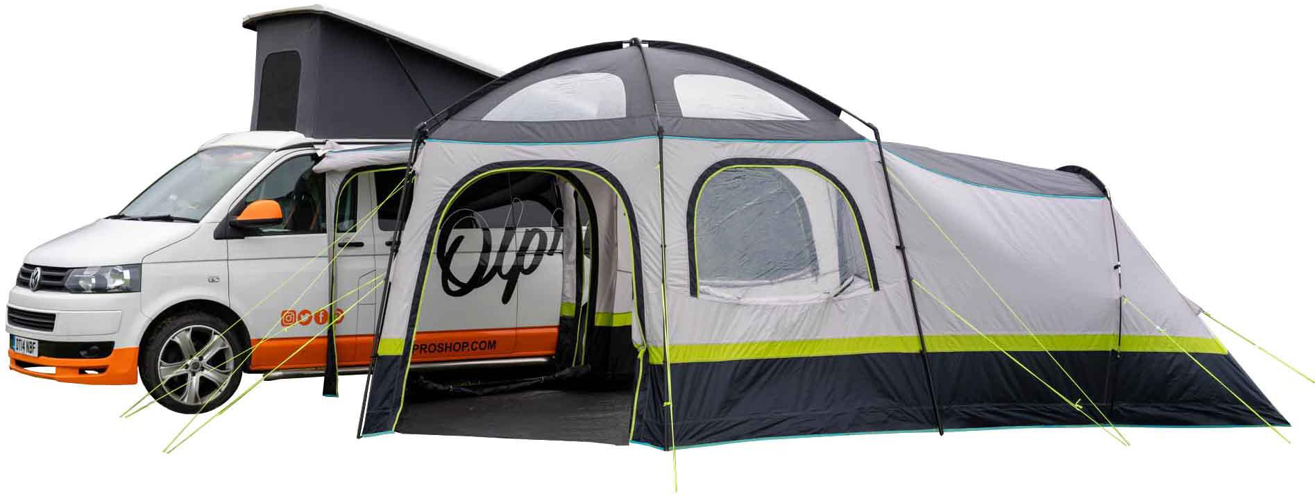 Olpro Hive Campervan Awning (Fibreglass Poles) - With Sleeping Pod