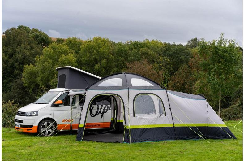 Olpro Hive Campervan Awning (Fibreglass Poles) - with Sleeping Pod Olpro Hive Campervan Awning (Fibreglass Poles) - with Sleeping Pod