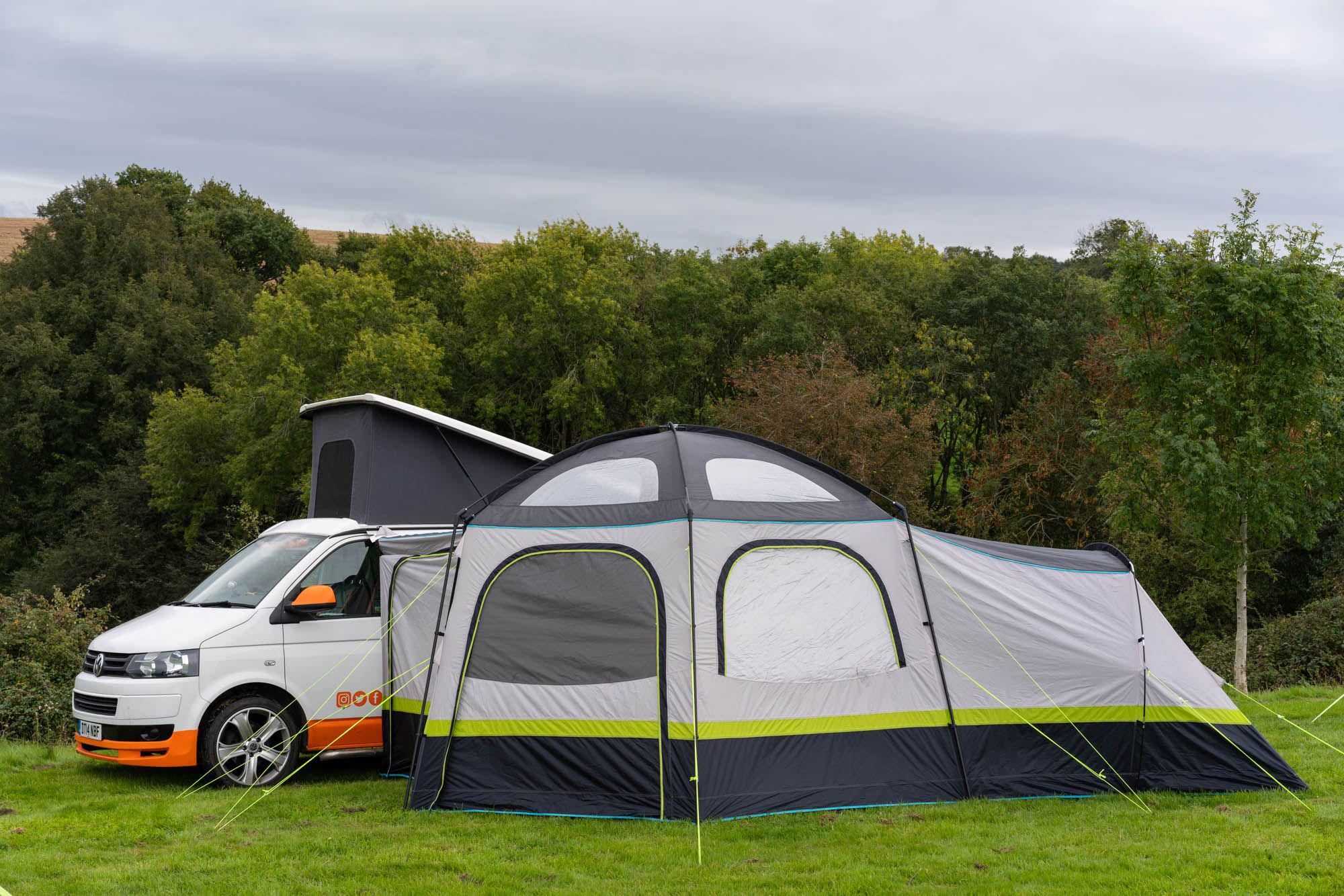 Olpro Hive Campervan Awning (Fibreglass Poles) - with Sleeping Pod