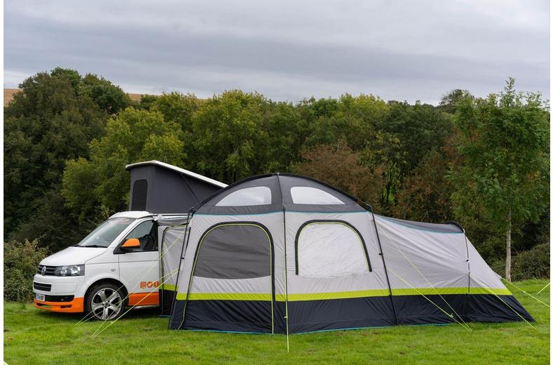 Olpro Hive Campervan Awning (Fibreglass Poles) - with Sleeping Pod Olpro Hive Campervan Awning (Fibreglass Poles) - with Sleeping Pod