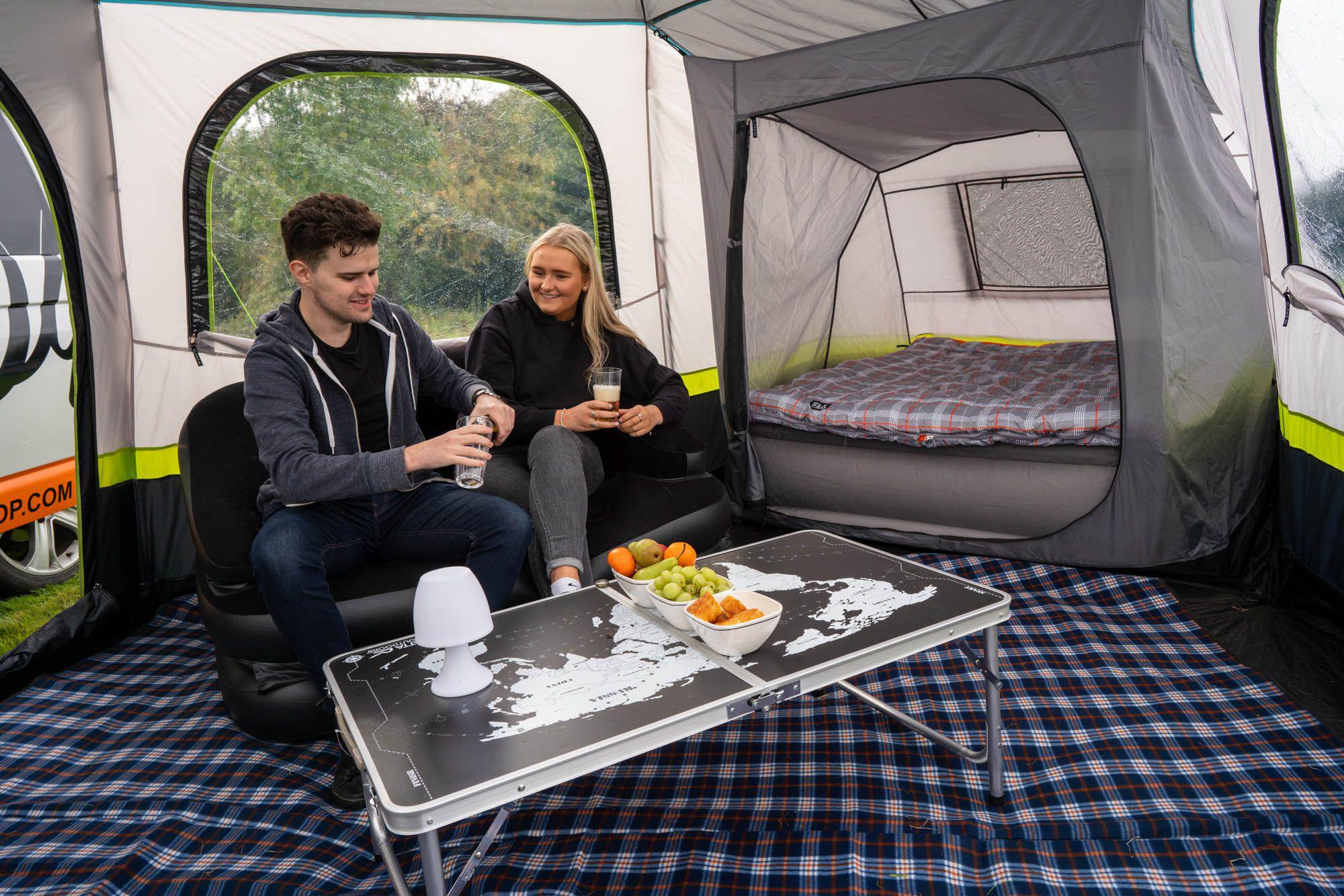 Olpro Hive Campervan Awning (Fibreglass Poles) - with Sleeping Pod