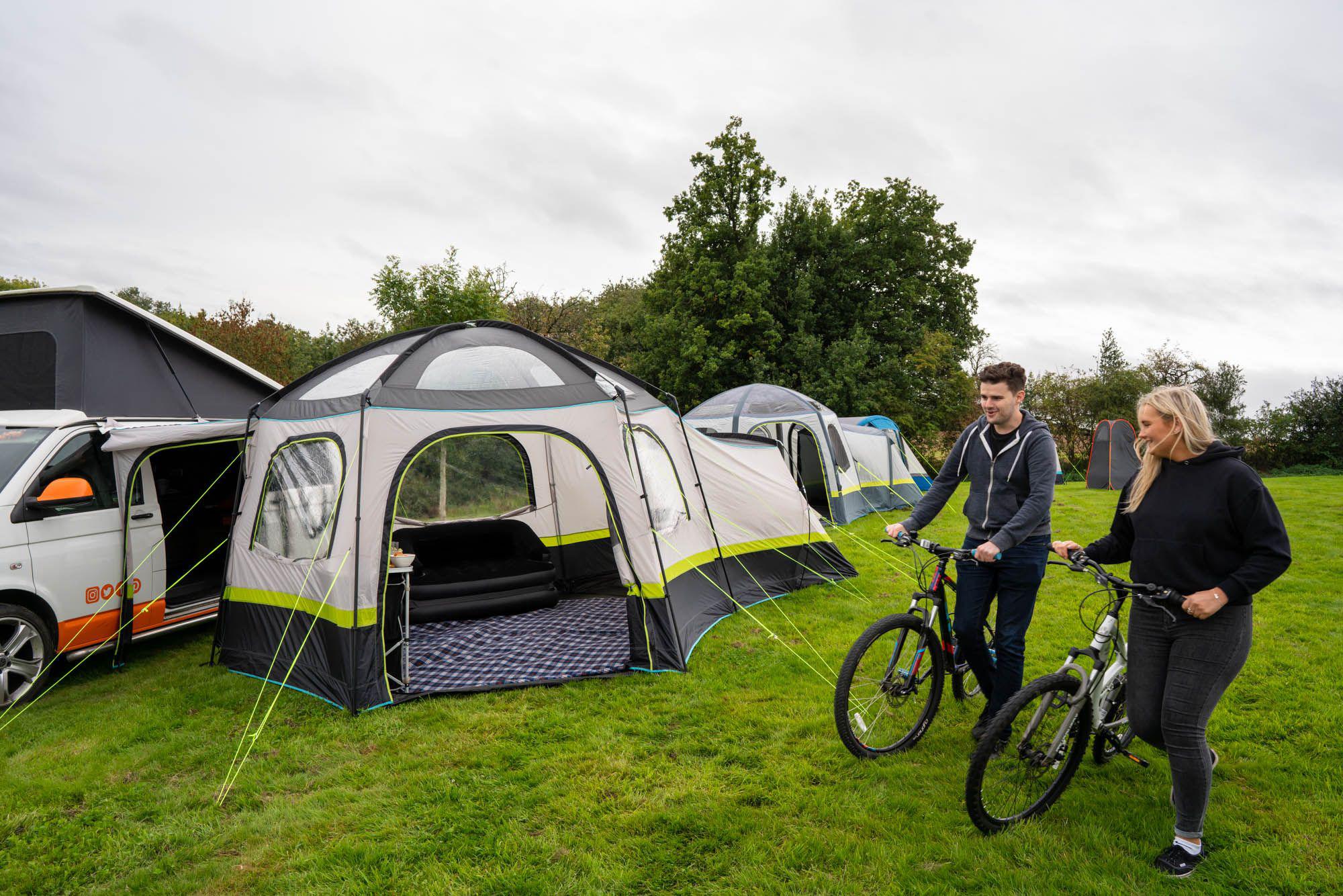 Olpro Hive Campervan Awning (Fibreglass Poles) - with Sleeping Pod