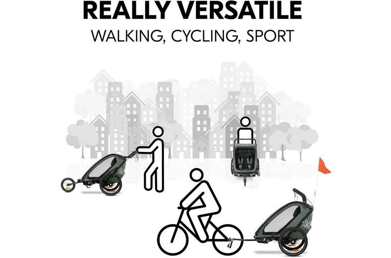 Hauck Bike N Walk Duo Dark Green Hauck Bike N Walk Duo Dark Green