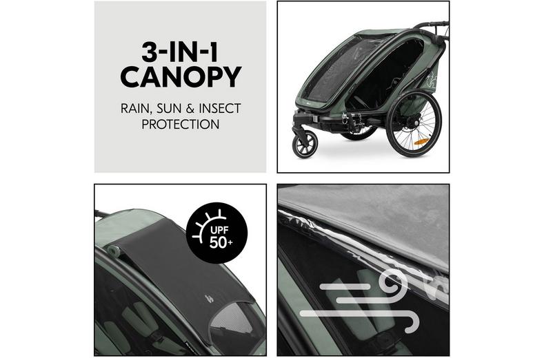 Hauck Bike N Walk Duo Dark Green Hauck Bike N Walk Duo Dark Green