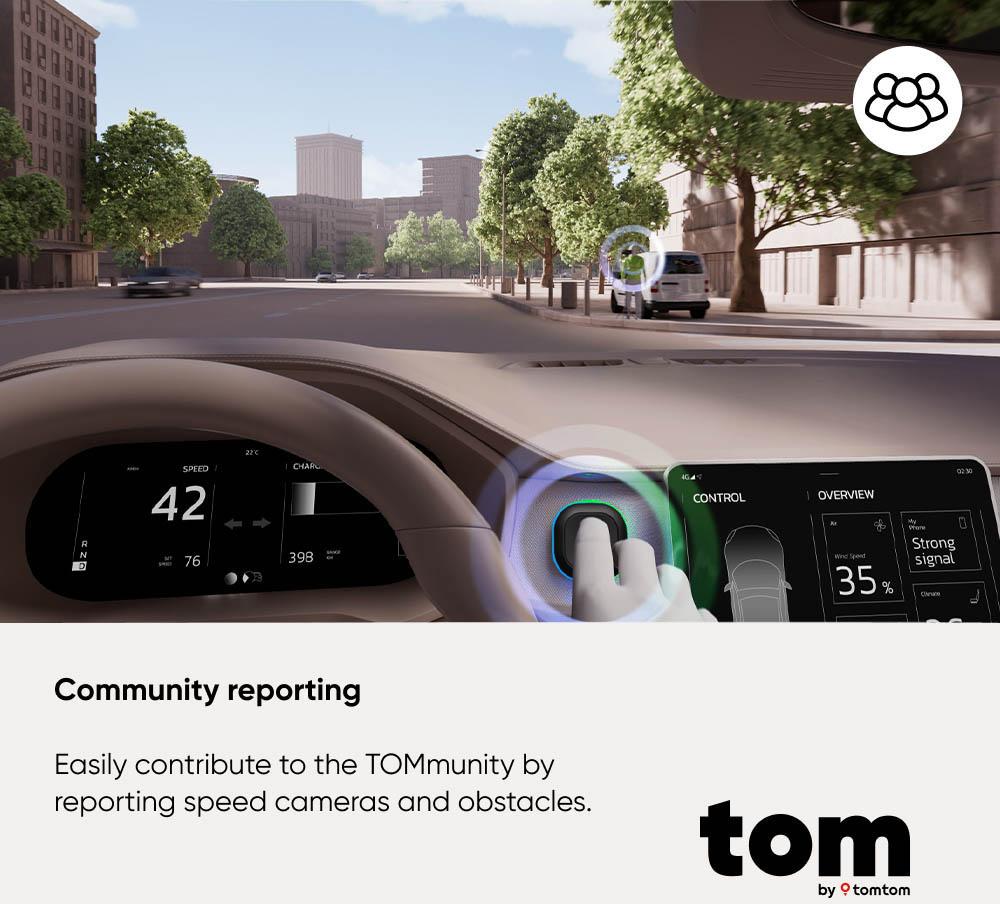 Tom by TomTom, Road Alert Assistant 