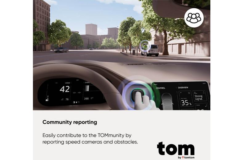 Tom by TomTom, Road Alert Assistant Tom by TomTom, Road Alert Assistant