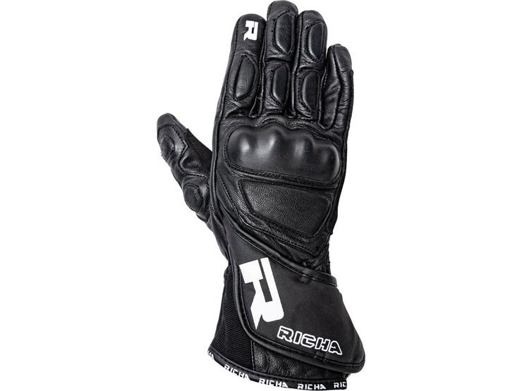 Richa WSS Motorcycle Gloves - Black