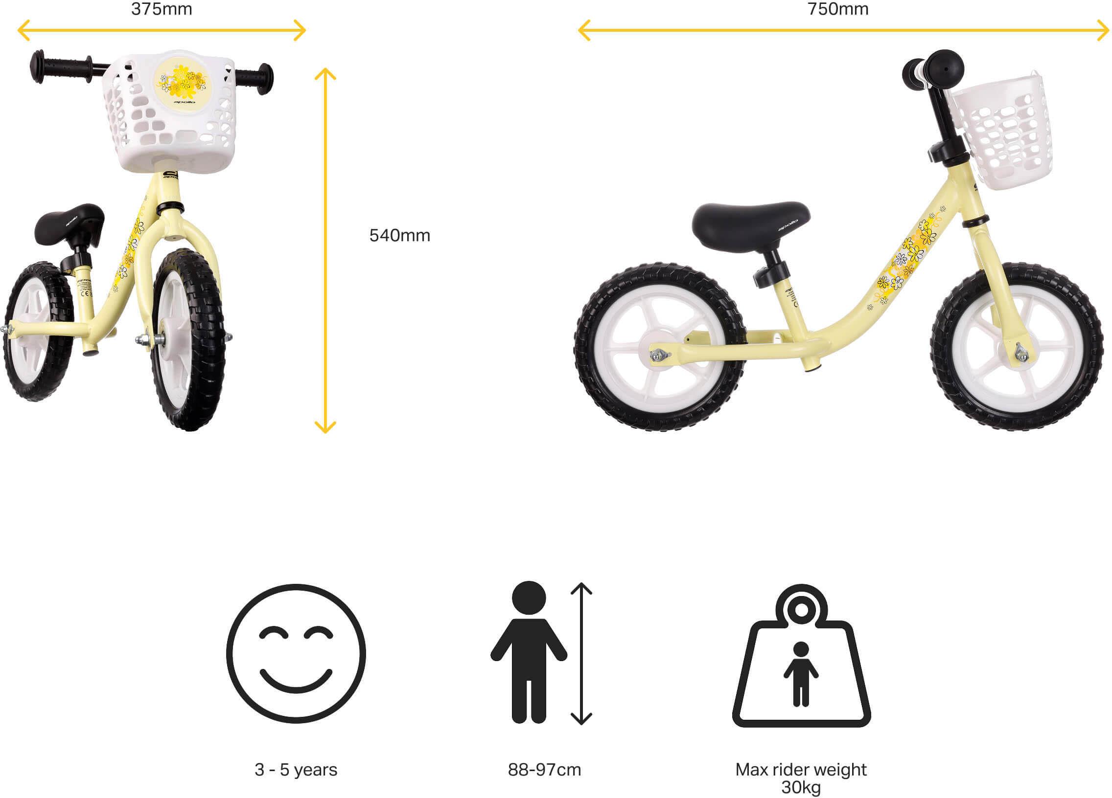 Apollo Wizzer, Yellow Flowers - 10" Wheel