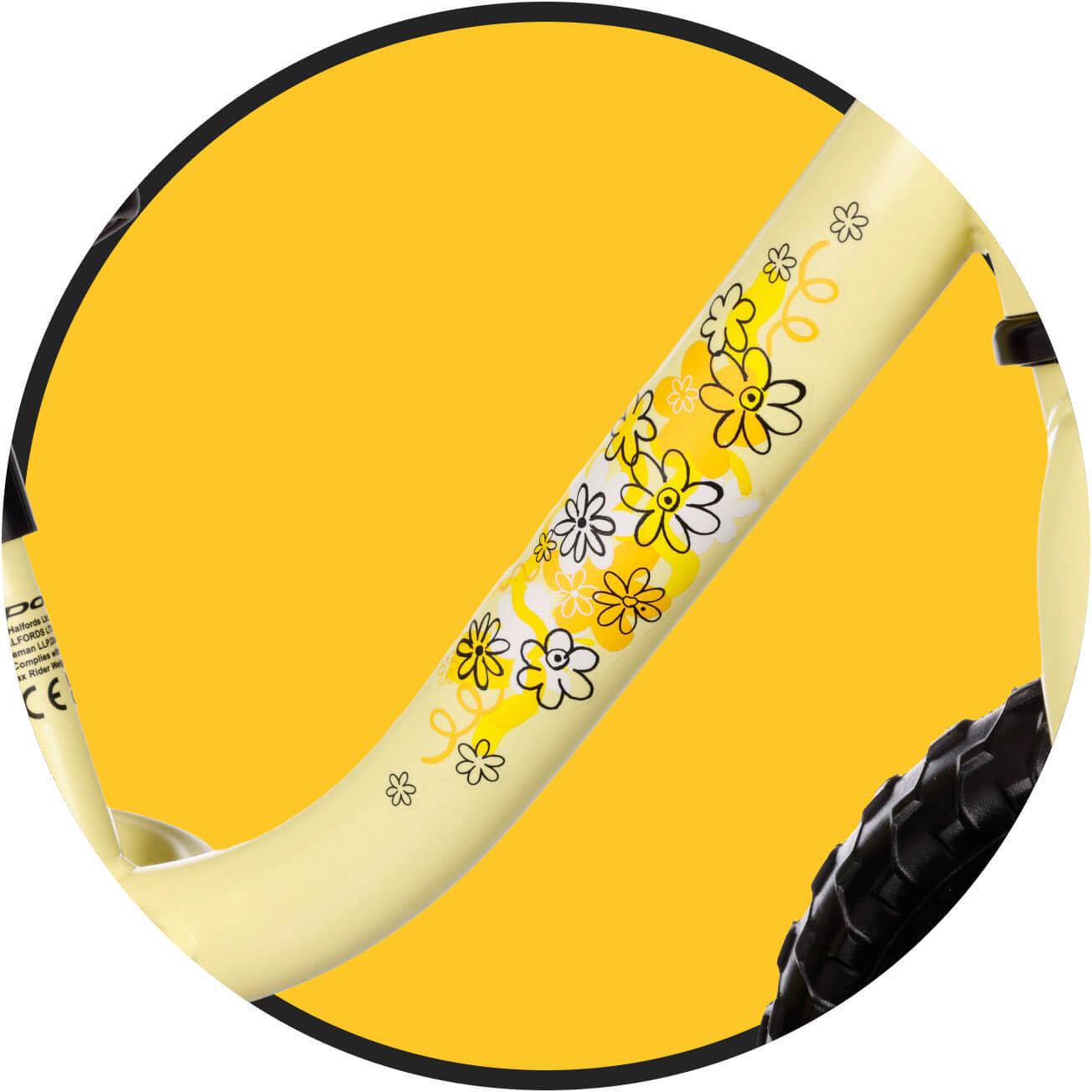 Apollo Wizzer, Yellow Flowers - 10" Wheel