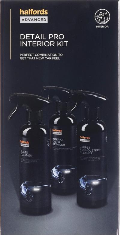 Halfords Advanced Detail Pro Interior Kit Halfords Advanced Detail Pro Interior Kit
