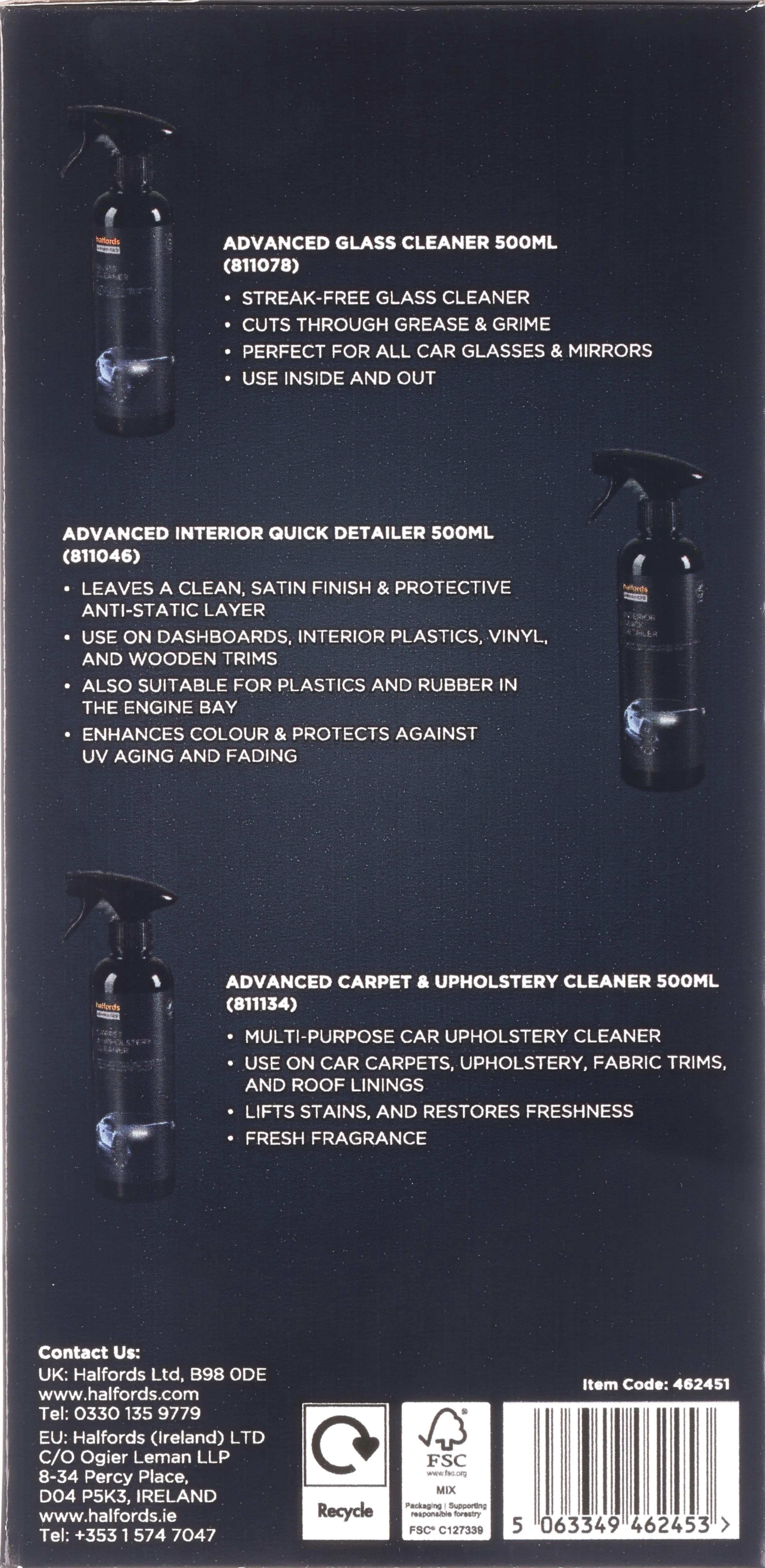 Halfords Advanced Detail Pro Interior Kit