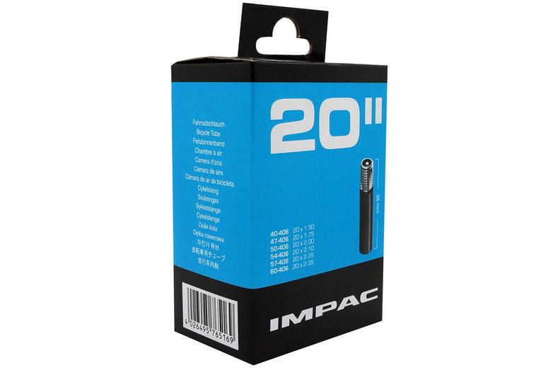 Schwalbe Impac 20" Inner Tube 20x1.50-2.35" Schwalbe Impac 20" Inner Tube 20x1.50-2.35"