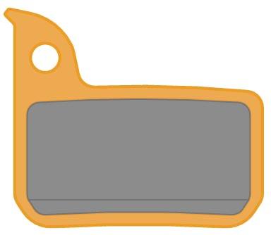 SRAM Level Ultimate/TLM & Road Hydraulic Disc Brake Pads, Sintered/Steel