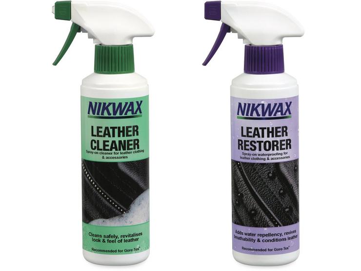 Nikwax Clean & Reproof Leathers Bundle