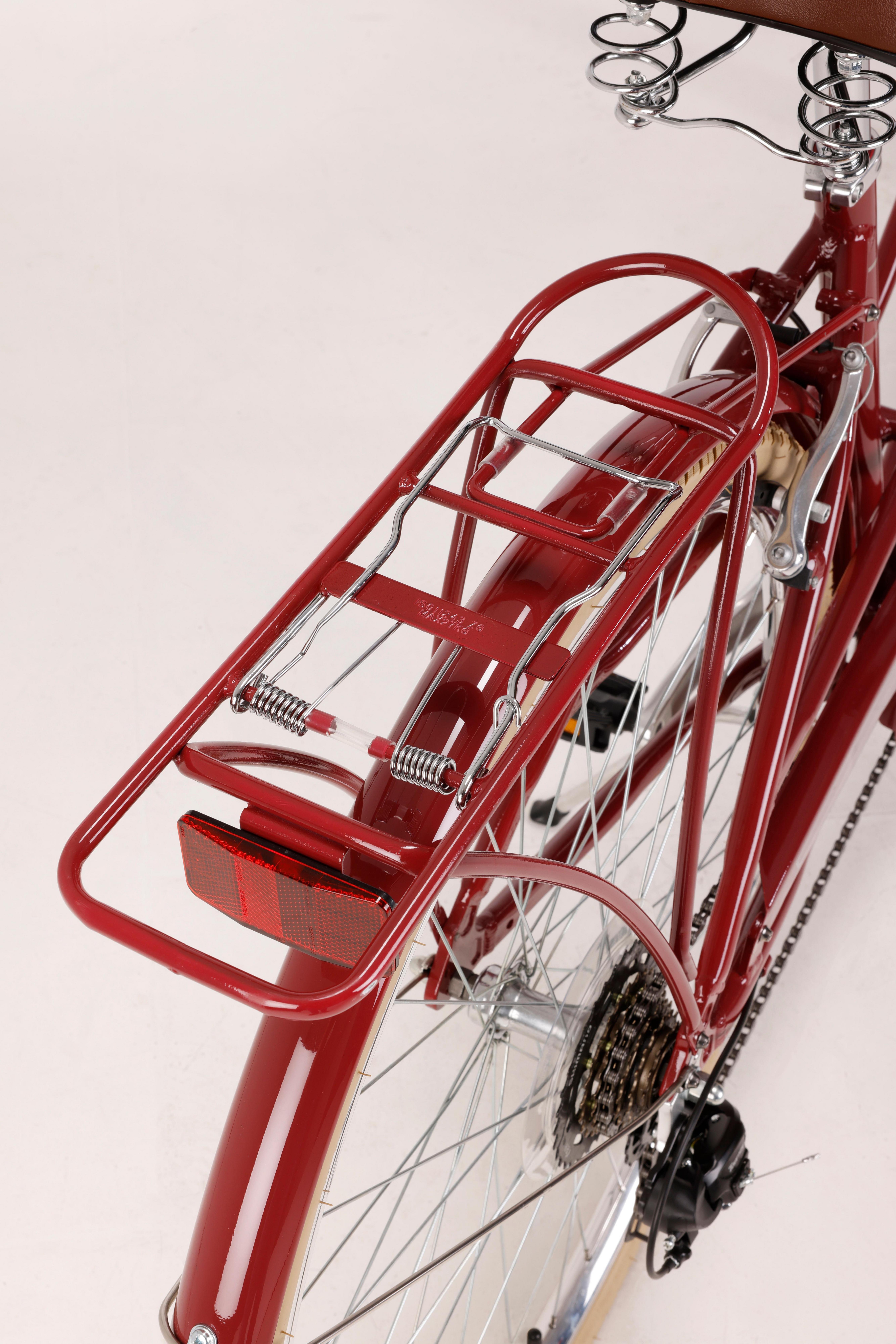 Pendleton Somerby Hybrid Bike - Maroon Red - S, M Frames