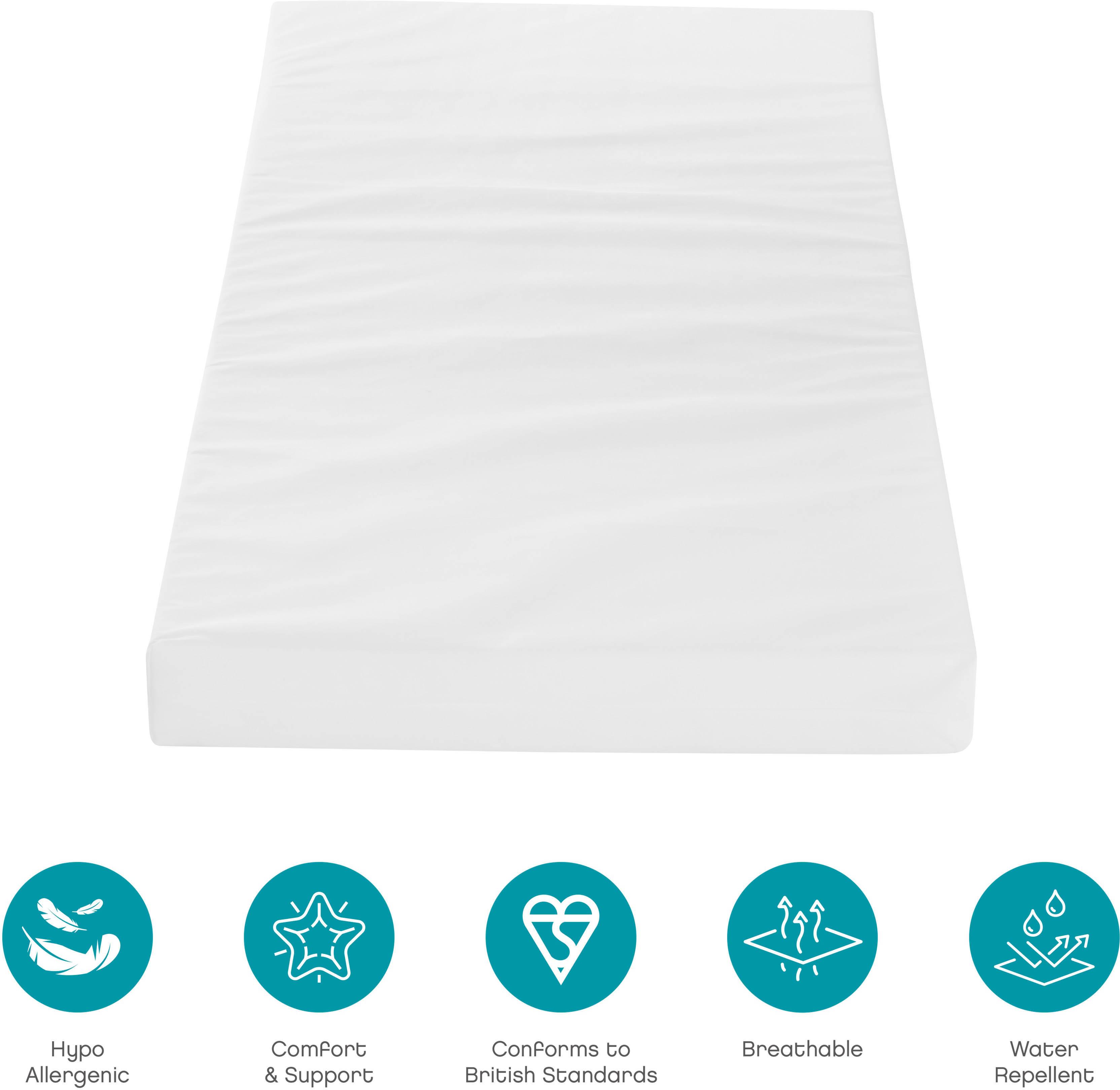Eco Fibre Cot Bed Mattress (70 x 140 cm)