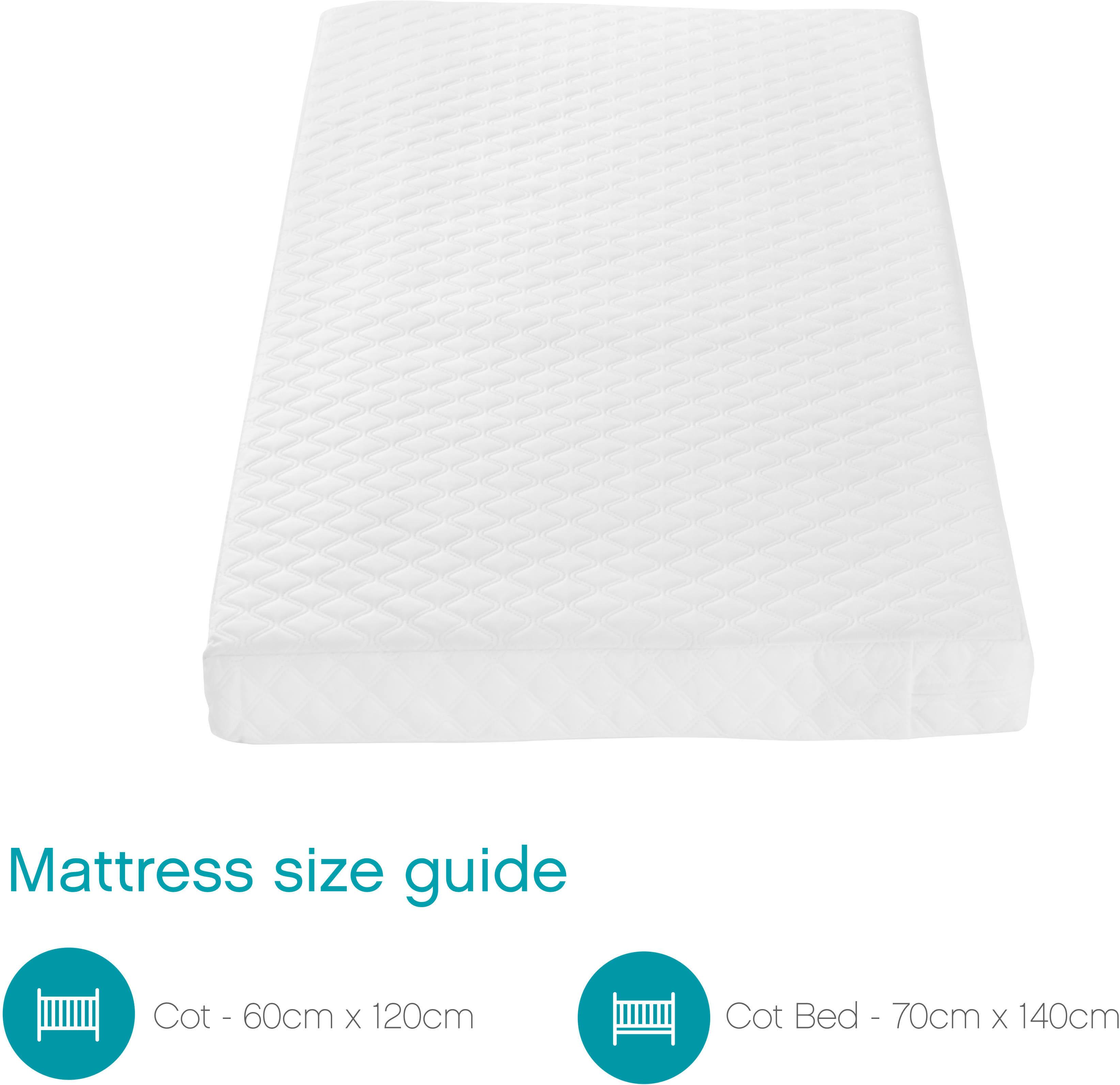 Sprung Cot Bed Mattress (70 x 140 cm)