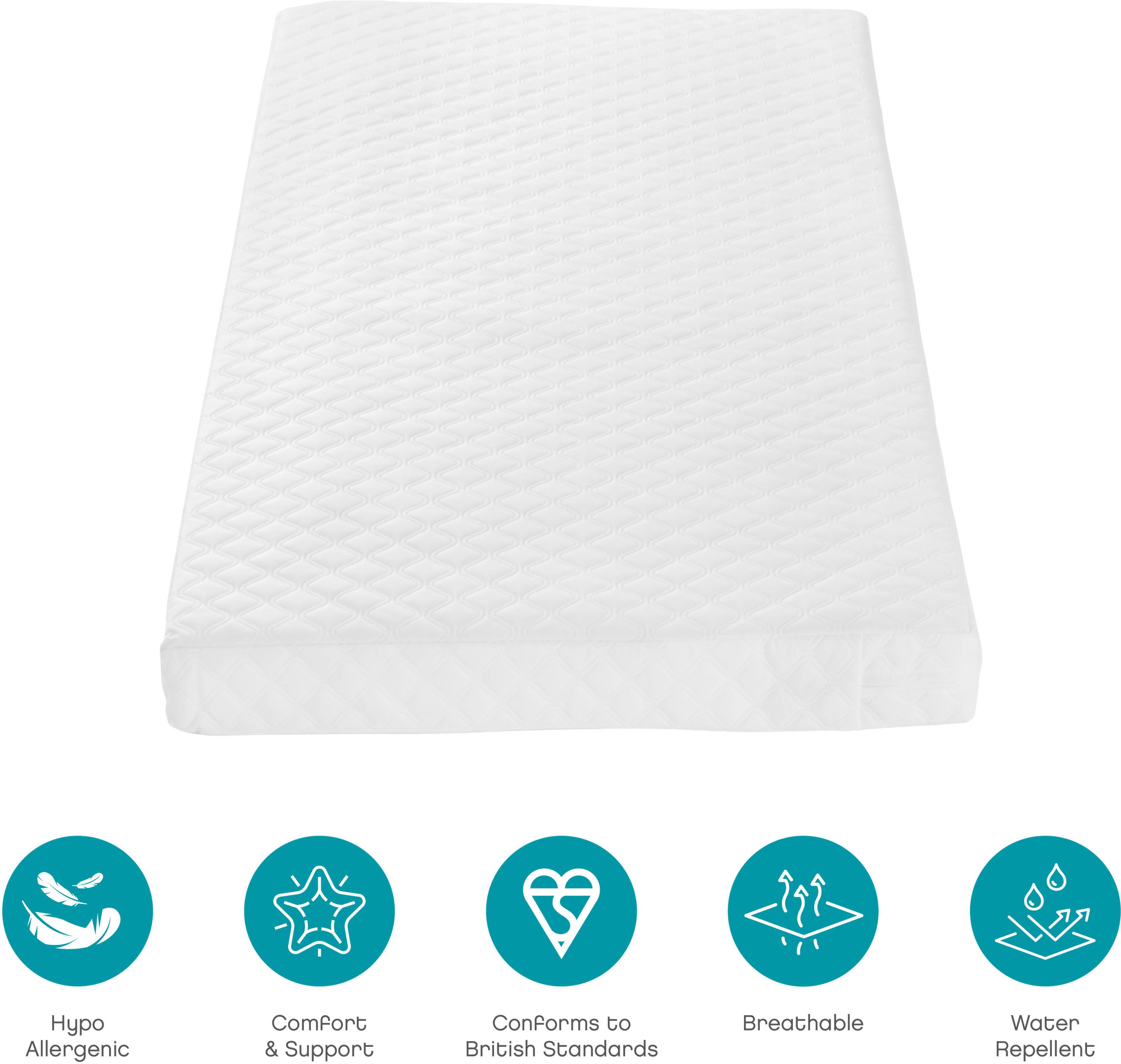 Sprung Cot Bed Mattress (70 x 140 cm)