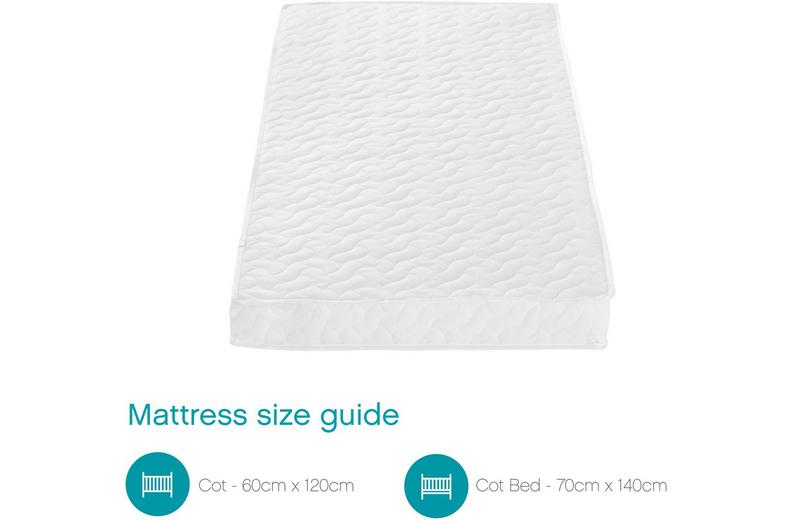 Pocket Sprung Cot Mattress (60 x 120 cm) Pocket Sprung Cot Mattress (60 x 120 cm)