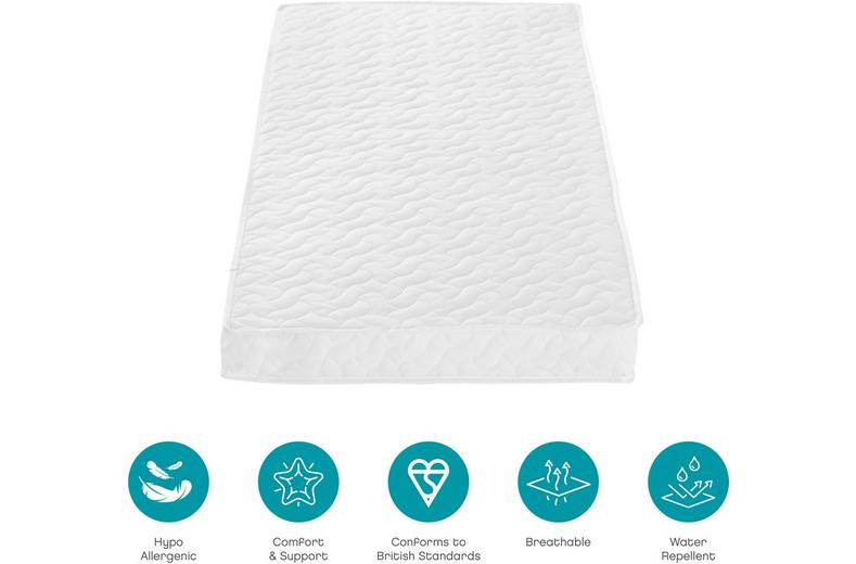 Pocket Sprung Cot Mattress (60 x 120 cm) Pocket Sprung Cot Mattress (60 x 120 cm)