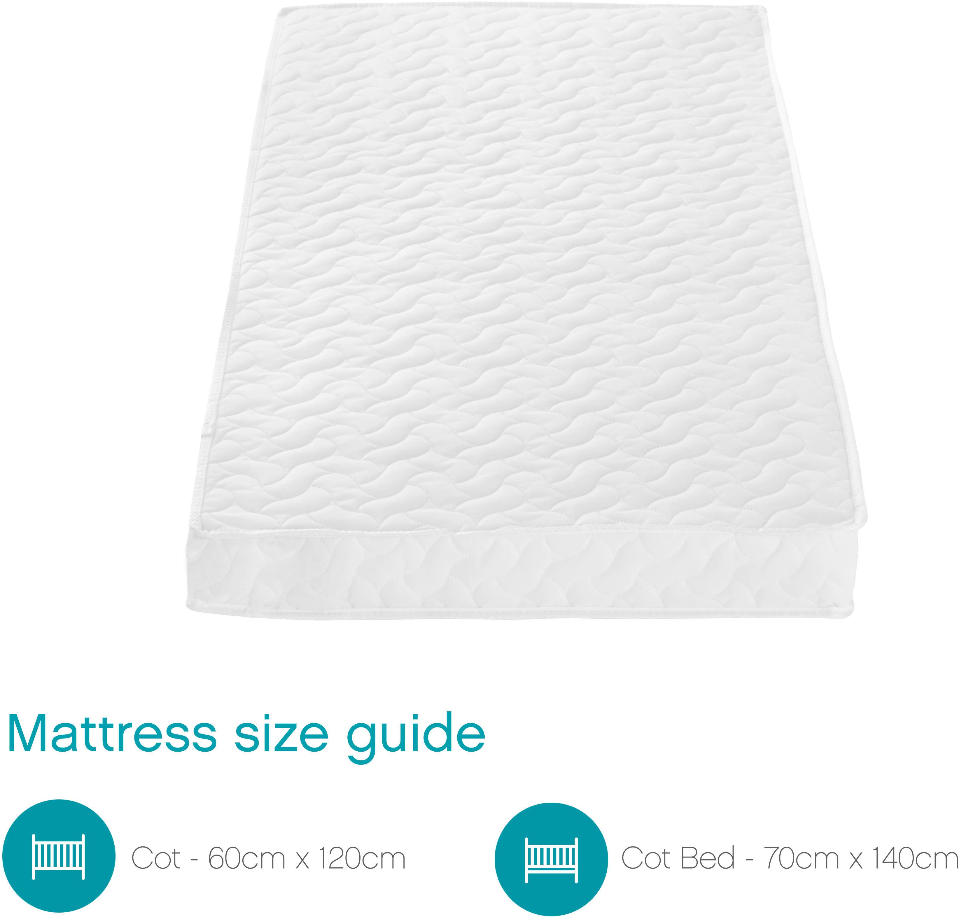 Pocket Sprung Cot Bed Mattress (70 x 140 cm)