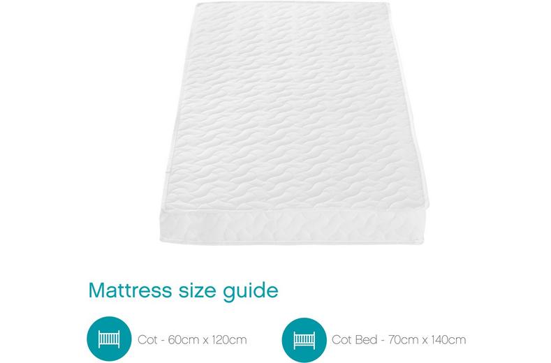 Pocket Sprung Cot Bed Mattress (70 x 140 cm) Pocket Sprung Cot Bed Mattress (70 x 140 cm)