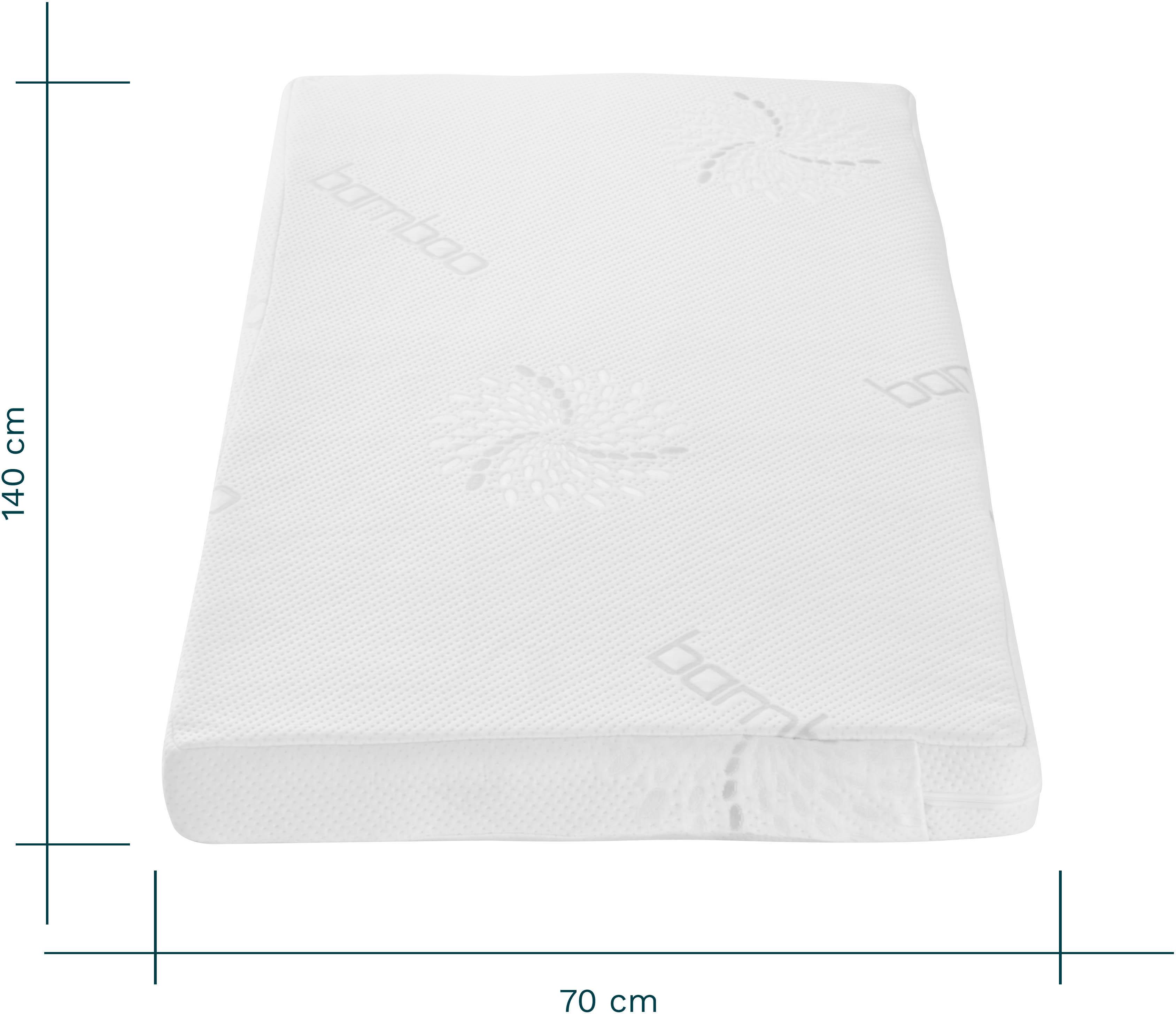 Natural Coir Fibre Cot Bed Mattress (70 x 140 cm)